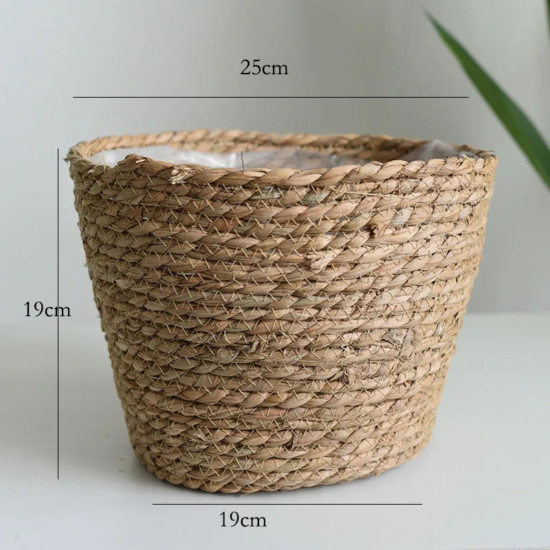 Woven Flower Plant Pot Basket