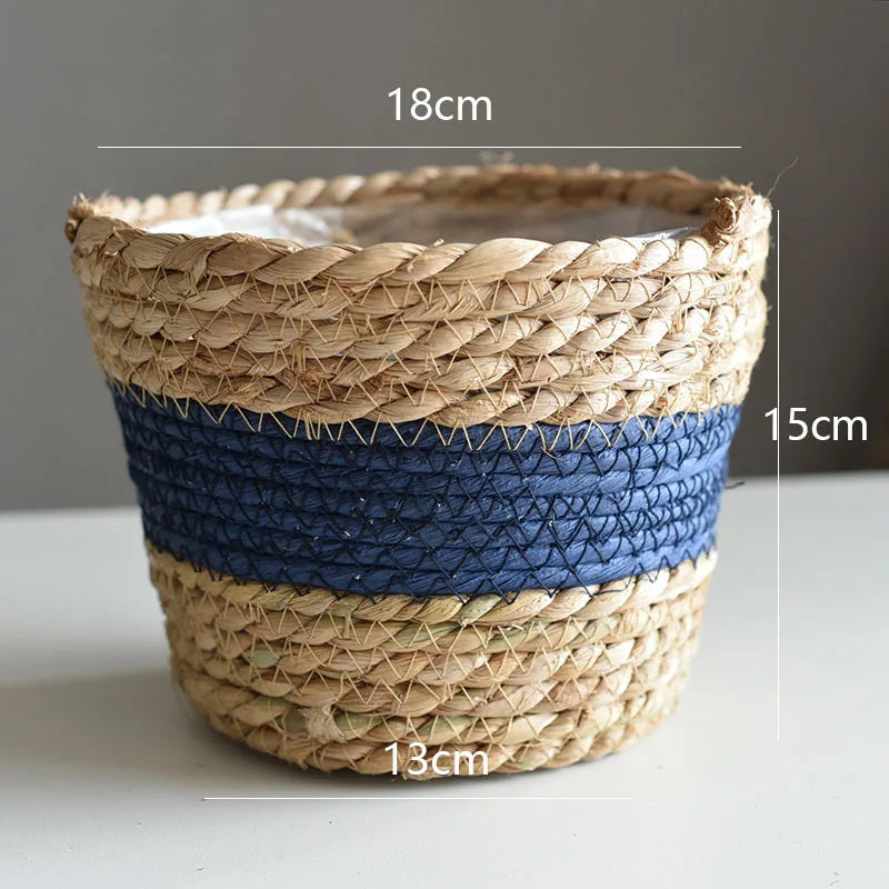 Woven Flower Plant Pot Basket