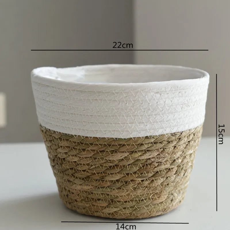 Woven Flower Plant Pot Basket