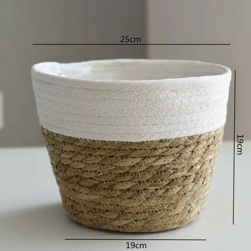 Woven Flower Plant Pot Basket