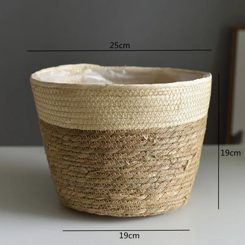 Woven Flower Plant Pot Basket