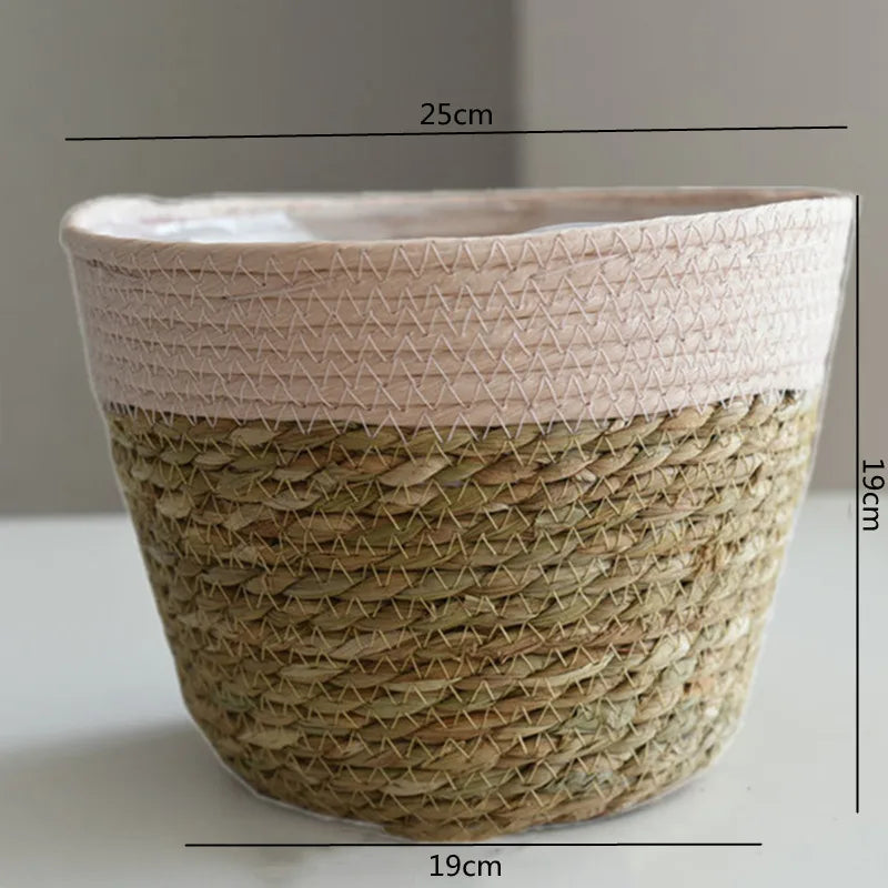 Woven Flower Plant Pot Basket