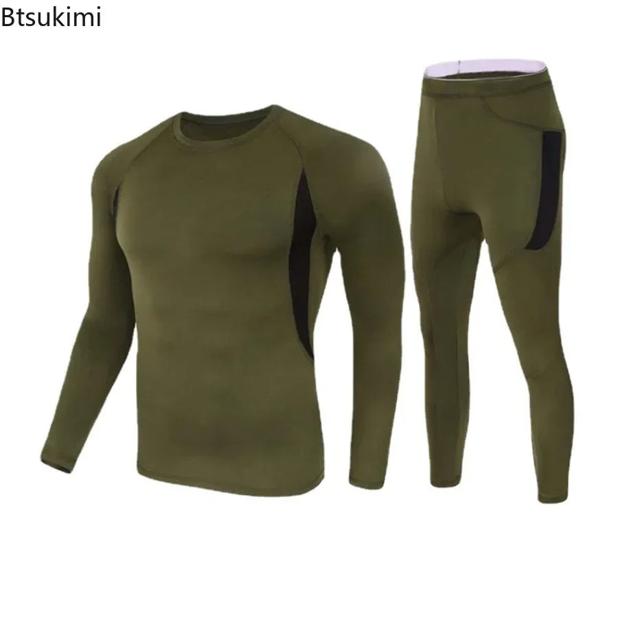 Men's Fleece Long Underwear Set