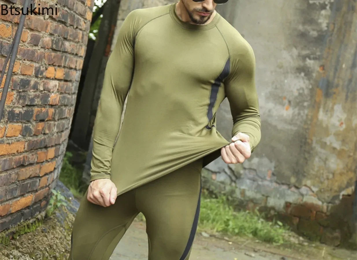 Men's Fleece Long Underwear Set