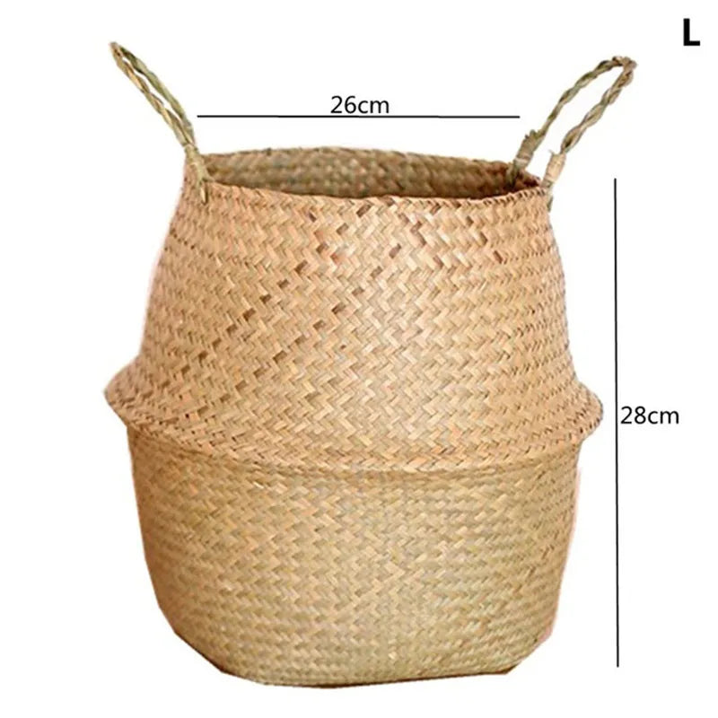 Woven Flower Plant Pot Basket