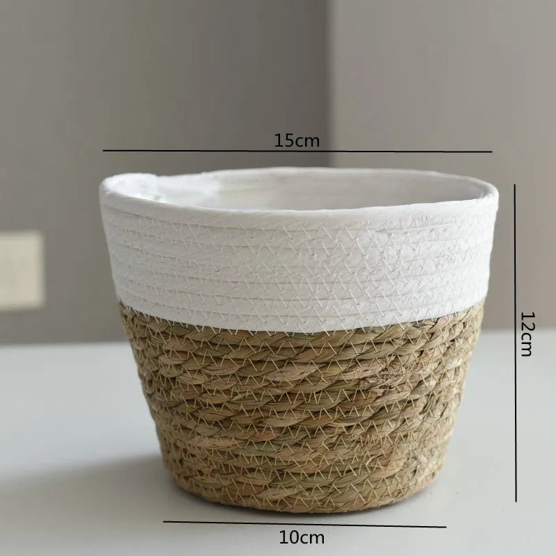 Woven Flower Plant Pot Basket