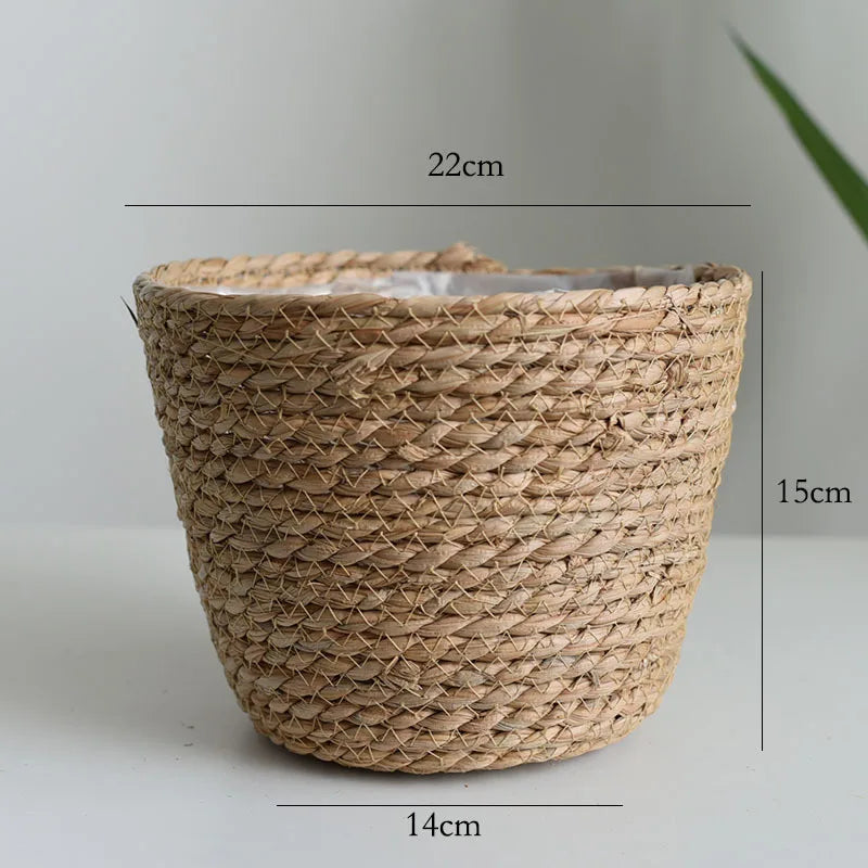 Woven Flower Plant Pot Basket
