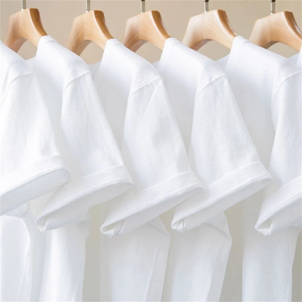 Men's Solid Color Cotton T-Shirt