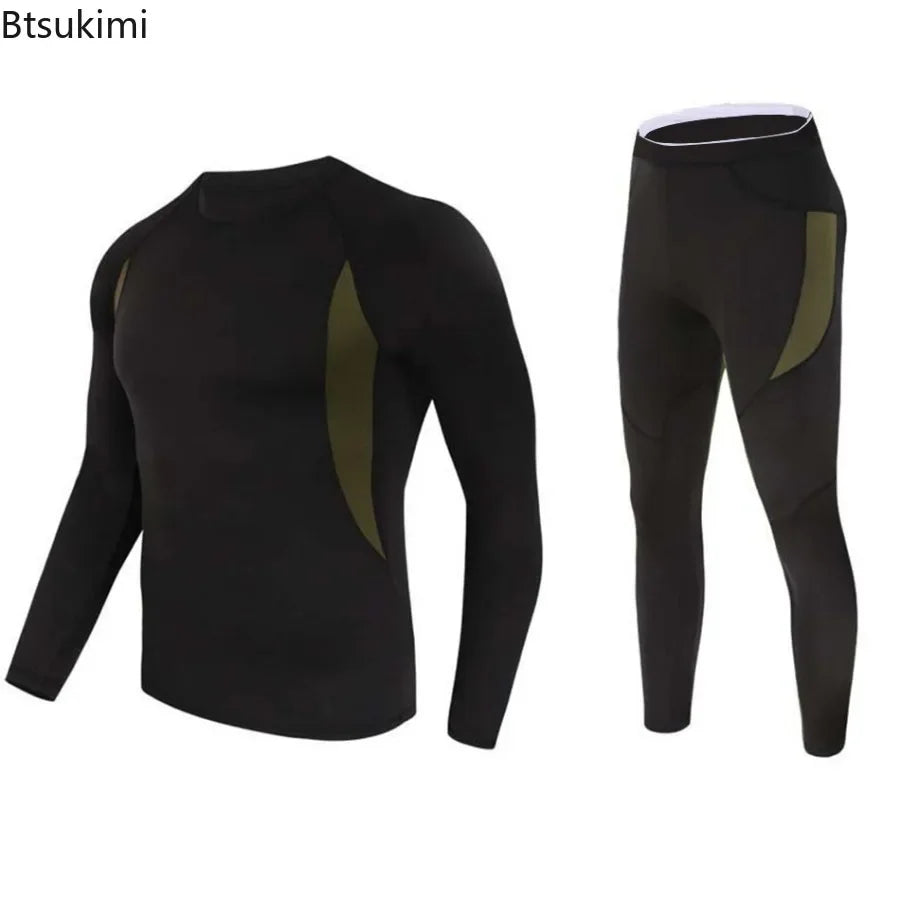 Men's Fleece Long Underwear Set