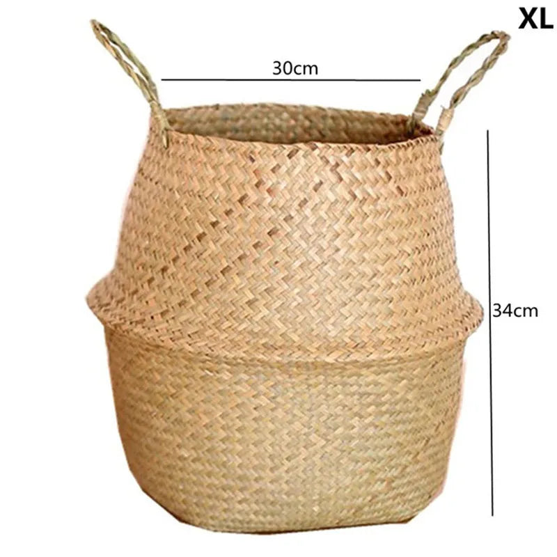 Woven Flower Plant Pot Basket