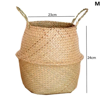 Woven Flower Plant Pot Basket