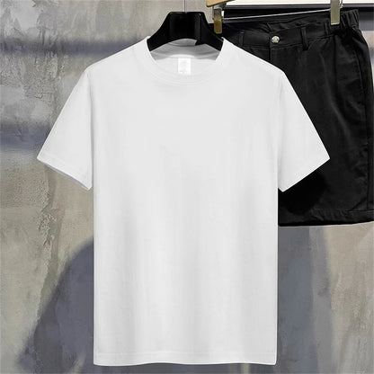 Men's Solid Color Cotton T-Shirt