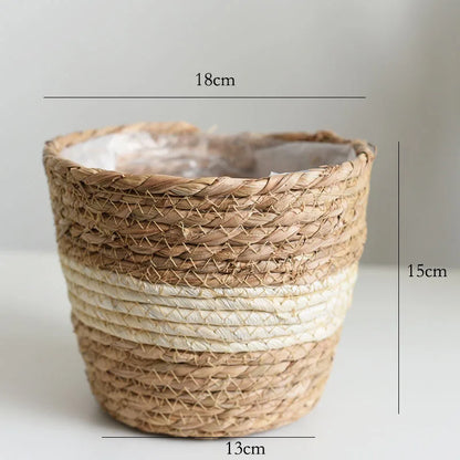 Woven Flower Plant Pot Basket