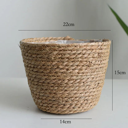 Woven Flower Plant Pot Basket