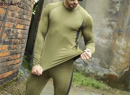 Men's Fleece Long Underwear Set