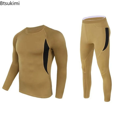 Men's Fleece Long Underwear Set