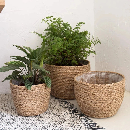 Woven Flower Plant Pot Basket